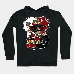 El Mariachi Tai Chi White Hoodie